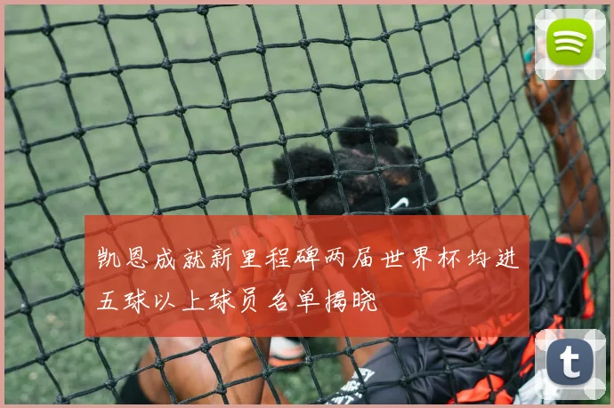 凯恩成就新里程碑两届世界杯均进五球以上球员名单揭晓